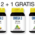 Snp Omega 3 500 Mg Aktie 2 + 1, 600 capsules