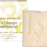 Botanique 2-in-1 Shampoo Conditioner Bar Argan & Amandel, 100 gram