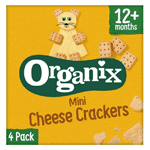 organix goodies kaas crackers mini 12+ bio, 80 gram