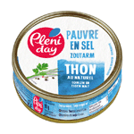 pleniday tonijn naturel zoutarm, 90 gram