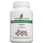 Livinggreens Glucosamine 1500 Vegan, 360 tabletten