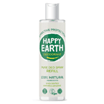 Happy Earth Pure Deodorant Spray Unscented Refill, 300 ml