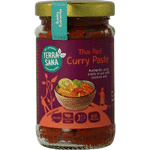 Terrasana Thaise Rode Currypasta Bio, 120 gram