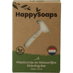 happysoaps shaving bar aloe vera, 80 gram