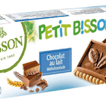 bisson petit theebiscuit melkchocolade bio, 150 gram