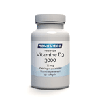 nova vitae vitamine d3 3000/75mcg, 90 soft tabs