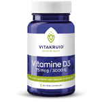 vitakruid vitamine d3 75 mcg / 3000 ie, 60 veg. capsules