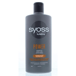 Syoss Shampoo Men Power & Strength, 440 ml