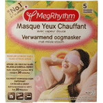 Megrhythm Warm Oogmasker Citrus/yuzu, 5 stuks