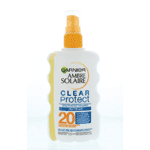 ambre solaire spray clear protect 20, 200 ml
