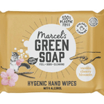 marcel's gr soap hand wipes vanilla & cherry blossom bio, 15 stuks