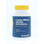 Fittergy L-lysine 750 Mg met Zink, 60 tabletten