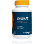 fittergy vitamine d3 50mcg met zink, 100 tabletten