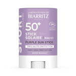 lab de biarritz suncare sport purple sunscreen stick spf50+, 12 gram