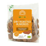 mattisson organic roasted almonds garlic rosem & red pep bio, 175 gram