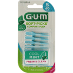 gum soft picks comfort flex mint small, 40 stuks