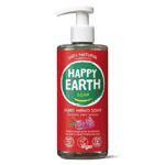 happy earth handzeep floral patchouli, 300 ml