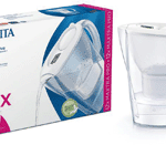 brita waterfilterkan marella cool white+12 maxtra filter, 1 stuks