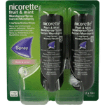 Nicorette Mondspray Fruit & Mint Duo, 300 ml