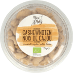 Nice & Nuts Cashewnoten met Zeezout Geroosterd Bio, 175 gram