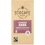 biocafe espresso capsules bio, 20 stuks
