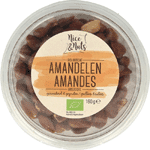 Nice & Nuts Amandelen Bruin Gezouten Geroosterd Bio, 160 gram