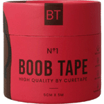 curetape boobtape no 1 incl. nipple covers - 5cm x 5m blac, 1 stuks