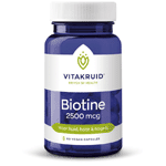 vitakruid biotine 2500 mcg, 90 veg. capsules