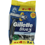 gillette blue iii wegwerpmesjes 8+4, 12 stuks