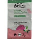 Alviana Soft Care Mask & Peeling met Biologisch Witte Thee, 2 stuks