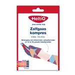 Heltiq Zalfgaaskompres 7.5 X 10cm, 6 stuks