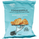 food2smile popped chips paprika, 25 gram