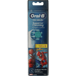 oral b opzetborstel kids spiderman, 4 stuks