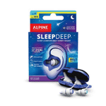 alpine sleepdeep earplugs multi size pack, 2paar