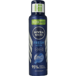 nivea men fresh active deodorant eco, 125 ml