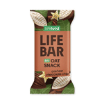 lifefood lifebar oatsnack chocolate chip bio, 40 gram