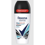 rexona deodorant roller invisible aqua, 50 ml