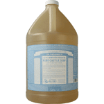 dr bronners liquid soap baby mild, 3785 ml