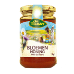 traay bloemen honing vloeibaar, 350 gram