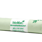 biomat wastebag compost 10 liter handvat, 26 stuks