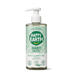 Happy Earth Was & Badgel Zeepvrij Baby & Kids, 300 ml