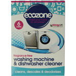 ecozone wasmachine en vaatwasser ontkalker, 6 stuks