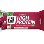 Lifefood Lifebar Proteine Framboos Bio, 40 gram