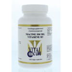 Vital Cell Life Vitamine B3 Niacine 500 Mg, 100 Veg. capsules