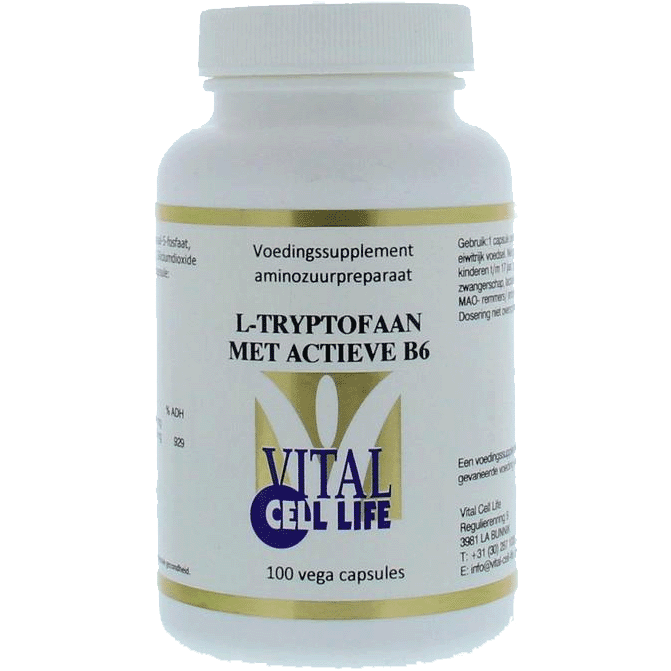 Vital Cell Life L-tryptofaan, 100 Veg. capsules