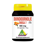 Snp Duindoorn Olie Omega 7 500 Mg Halal-kosher, 60 capsules