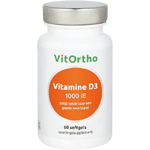 vitortho vitamine d3 1000ie, 60 soft tabs