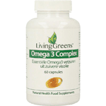 Livinggreens Omega 3 Visolie Complex, 60 capsules