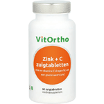 Vitortho Zink + C Zuigtabletten, 60 Zuig tabletten