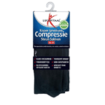 lucovitaal koper compressie steunsok maat 36-41 zwart, 1paar